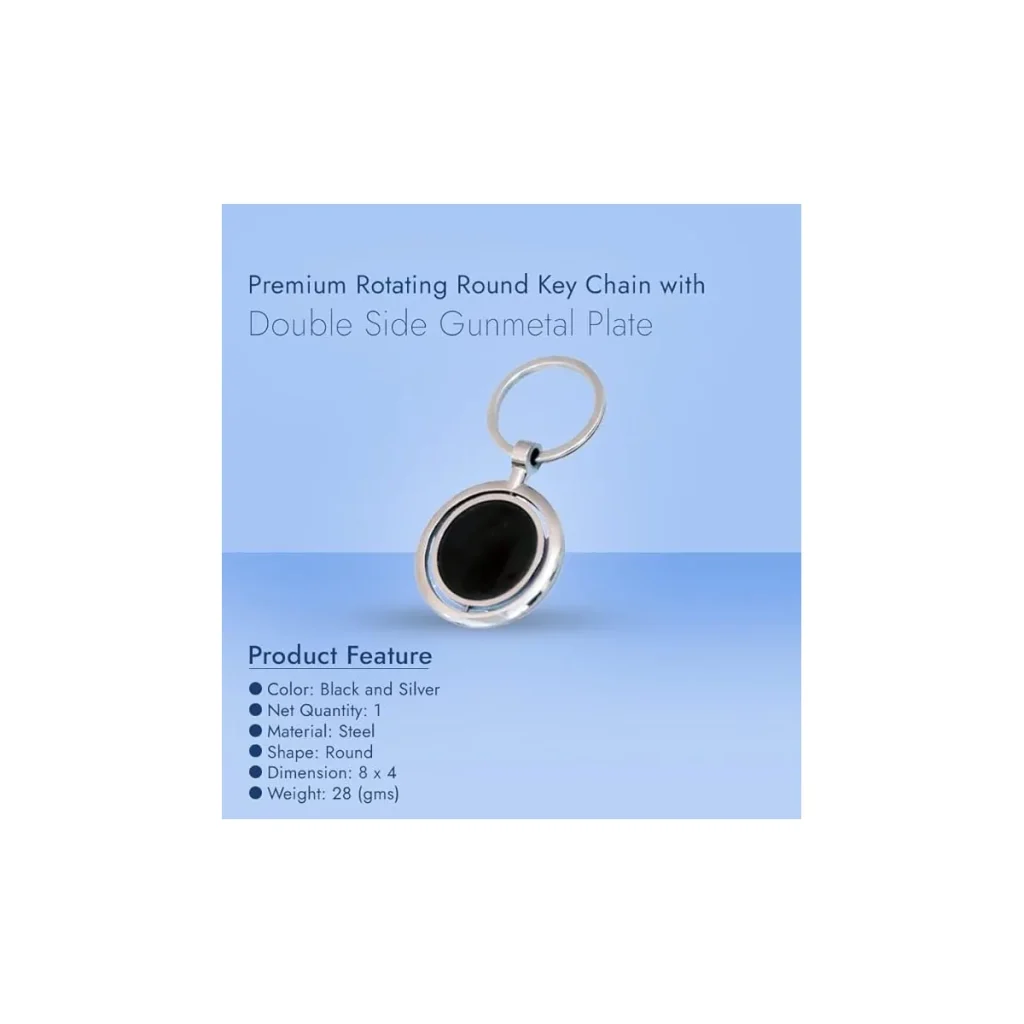 Rotating metal promotional keychain from Aarambh Enterprise