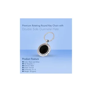 Rotating metal promotional keychain from Aarambh Enterprise