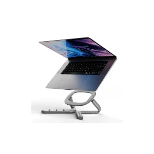 Adjustable metal laptop stand from Aarambh Enterprise