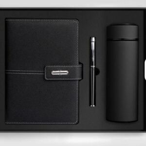 Premium Corporate Gift Set with Notebook, Pen & Tumbler