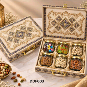 Premium 6 Jars Dry Fruit Gift Box