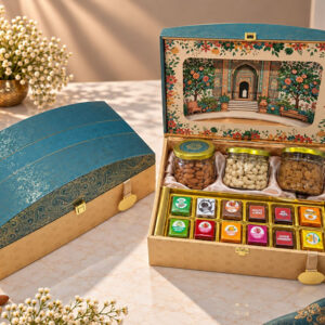 3+12 Premium Dry Fruit & Mithai Gift Box