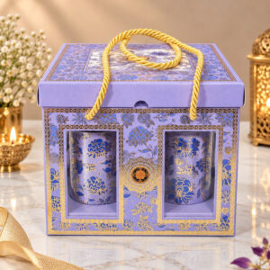 Premium Decorative Gift Box with 2 Mugs